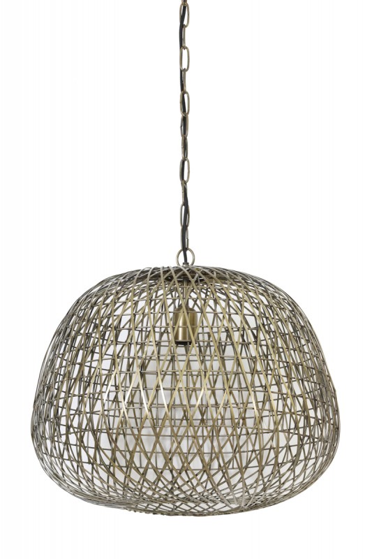HANGING LAMP KARO WIDE WIRE ANTIK GOLD - HANGING LAMPS HANGING LAMP KARO WIDE WIRE ANTIK GOLD - HANGING LAMPS